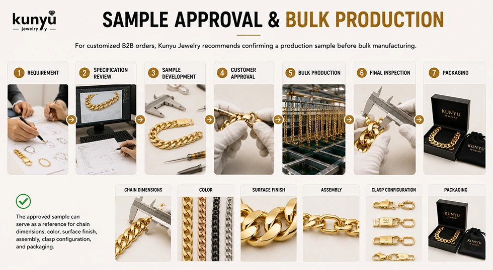 Punk Style Chain Belt